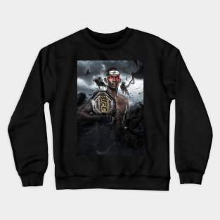 Israel Adesanya AKA The Last Airbender - UFC Champion Crewneck Sweatshirt